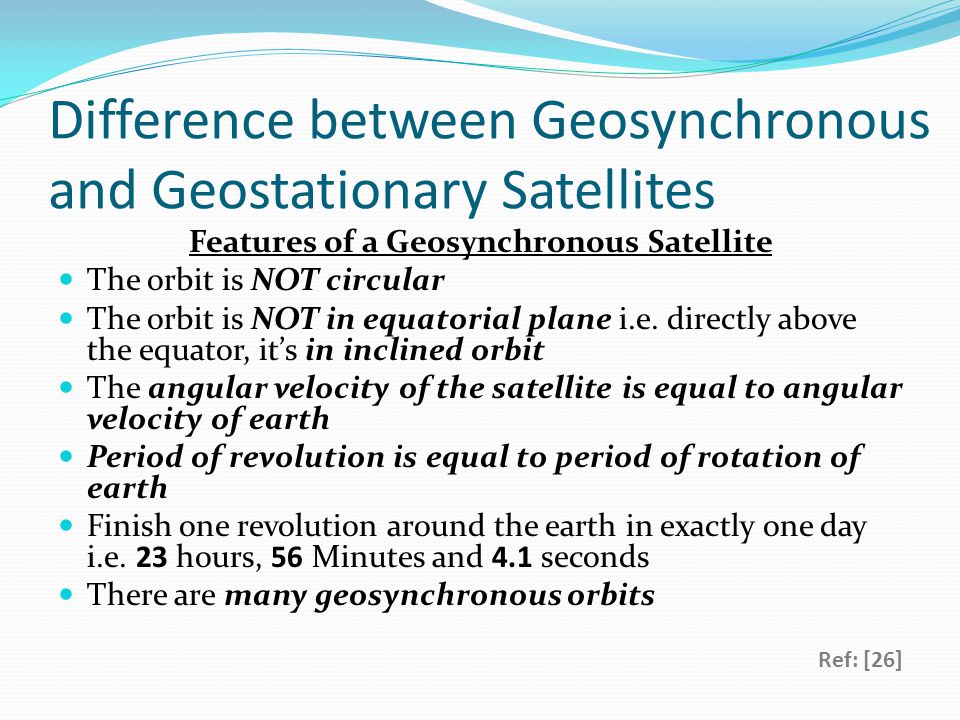 An analysis of geosychronous orbits and geostationary orbits